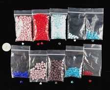 New Lot 1000 Czech Heart Glass Beads Loose Spacer Purple Pink Red Blue Jewelry