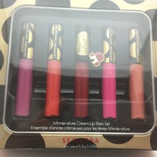 Disney MINNIE-ATURE CREAM LIP STAIN SET SEPHORA - 5 X 0.10 FL OZ LIP STAINS- New