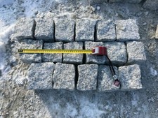 Pflastersteine  Granit 9 x 11 Granitpflaster Pflaster grau Granitw&uuml;rfel