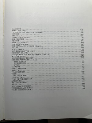 Yes, Complete, Deluxe Edition Songbook | eBay