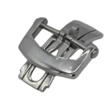 22mm Silver Color Stainless Steel Deployant Clasp For Chopard Mille Miglia