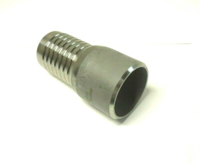 Hose Barb Combination KC Nipple Beveled End for 2'' ID Hose 316 SS SF200BSS6