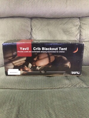 New Yavil Crib Blackout Tent, Mesh, Breathable, Safe & Comfortable Sleeping