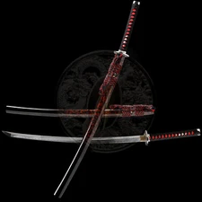 Clay Tempered T10 Steel Handmade Katana Real Hamon Japanese samurai sword Sharp