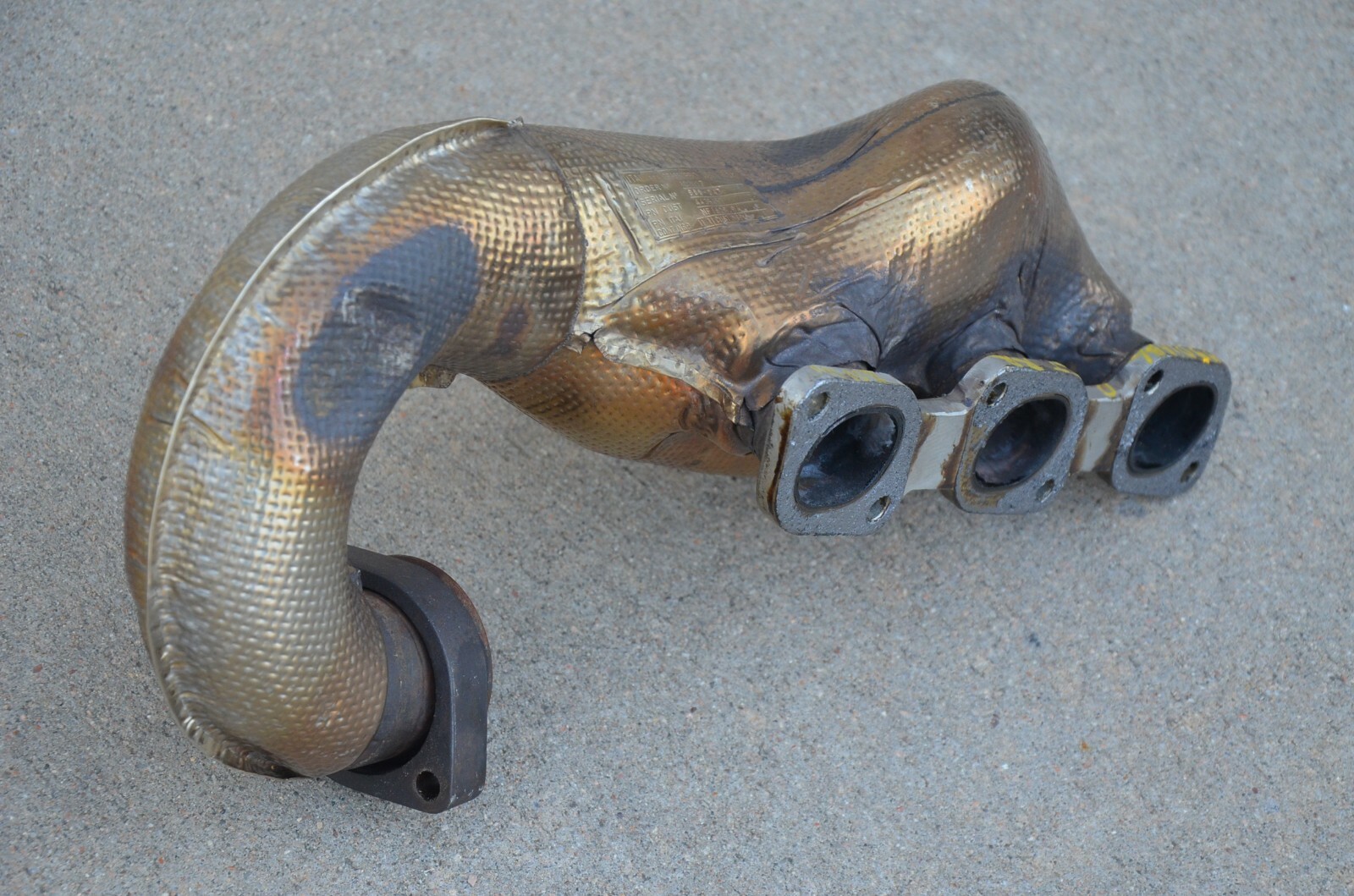 95-01 LAMBORGHINI DIABLO RIGHT REAR INSULATED EXHAUST MANIFOLD 004435457CB N2