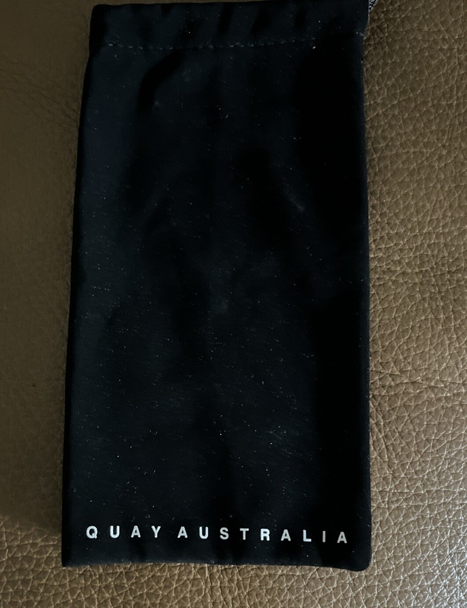 QUAY AUSTRALIA Black Soft Sunglasses Eyeglasses Case  display picture 3