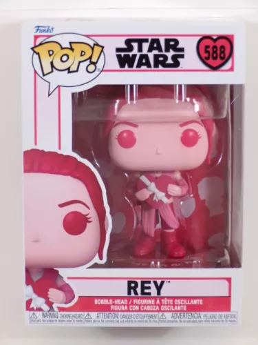 Funko POP STAR WARS Valentines REY #588 Figure Exclusive New!