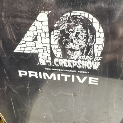 Creepshow 40th X Primitive Skateboard Deck Rare Paul
