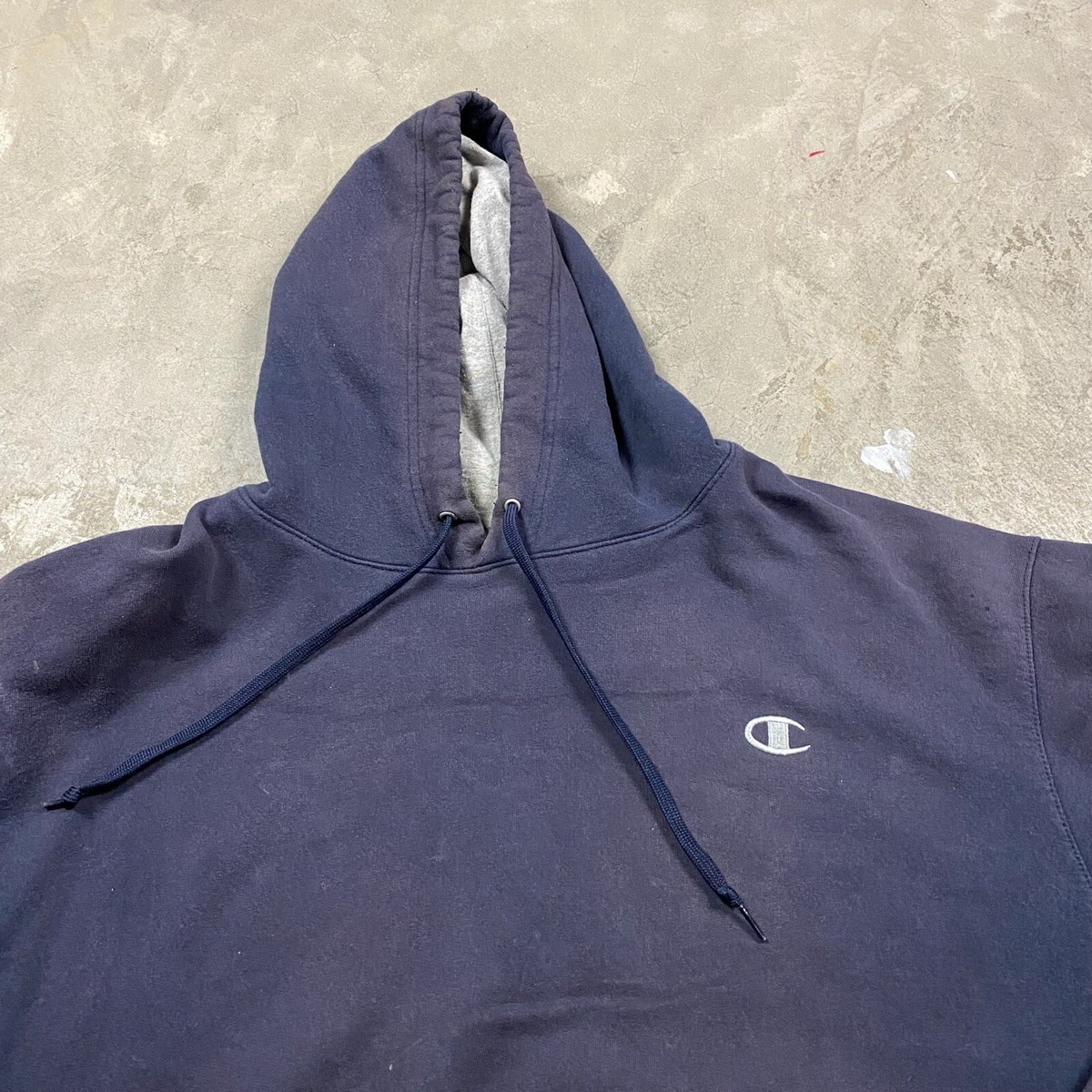 VTG CHAMPION ECO FLEECE Sweatshirt XL FADED Y2K Gym Plain C VTG CHAMPION ECO FLEECE Sweatshirt XL FADED Y2K Gym Plain C