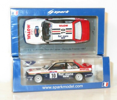 1/43 BMW M3 E30 Sieger Rallye Frankreich Tour de Corse 1987 #10 B.Beguin
