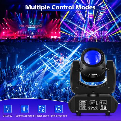 120W RGBW Moving Head Stage Lighting LED Spot Beam DMX Disco DJ Party GOBO Light - Picture 3 of 12