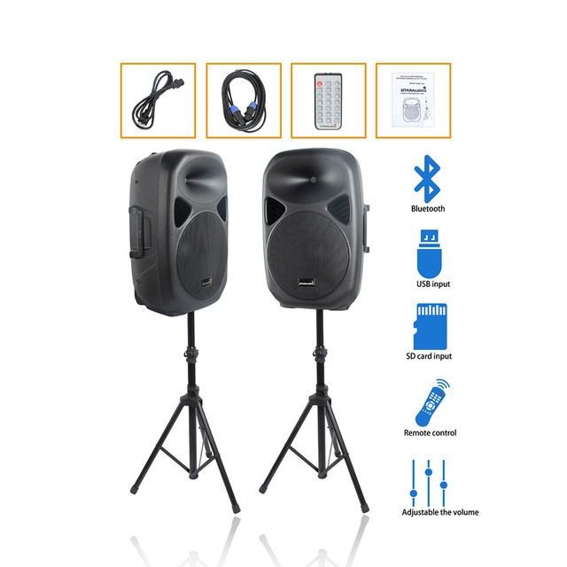 seismic audio powered speakers