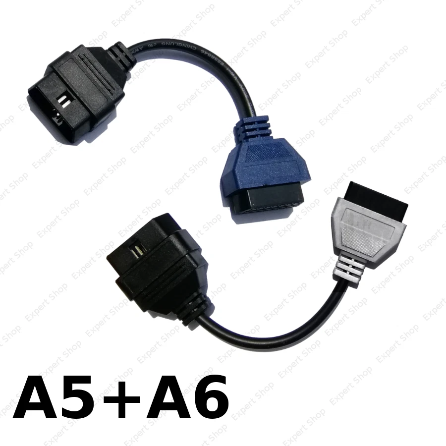 ADATTATORE A5 + A6 BLU e GRIGIO ADAPTOR PER SOFTWARE FIAT SCANNER MES
