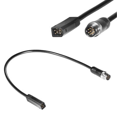 for Humminbird AS EC QDE 12 Ethernet Adapter Cable, Black - 720074-12