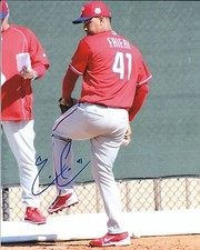 Signed 8x10 ERNESTO FRIERI Philadelphia Phillies  Autographed photo- COA 