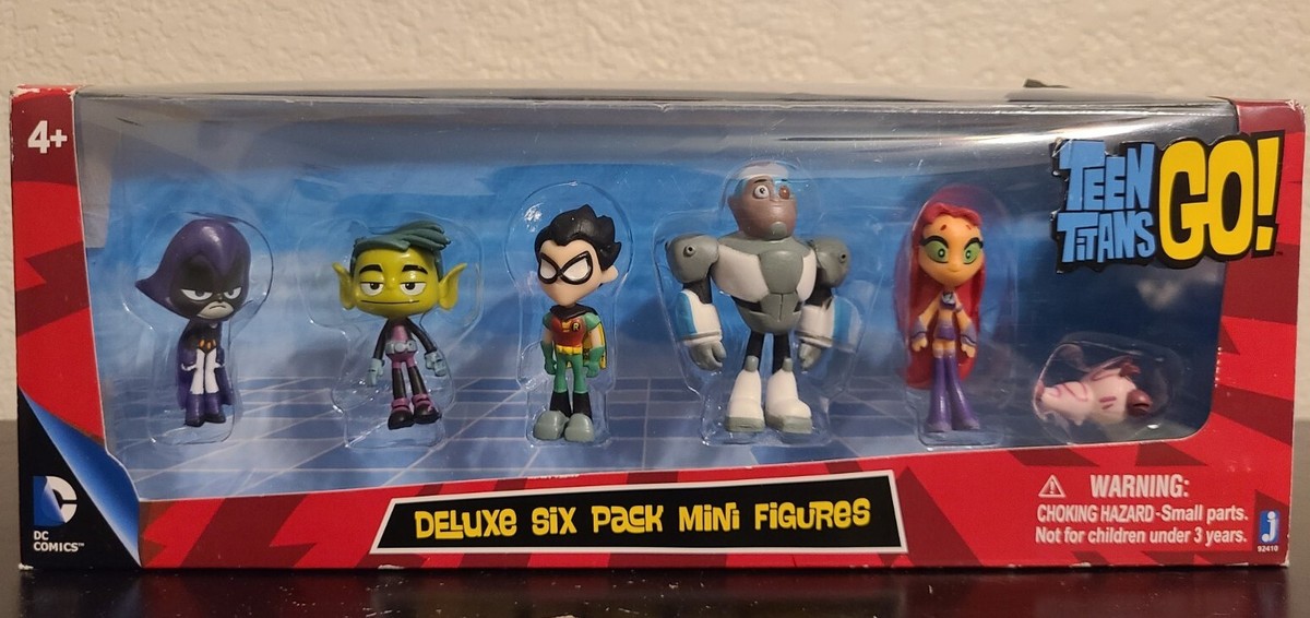 Teen Titans Go Deluxe Six Pack Mini Figure Lot 92410 NIB New | eBay