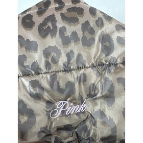 Victoria's Secret PINK Leopard Print Dog Pet Puffer Vest Jacket XXL/XXG NWT