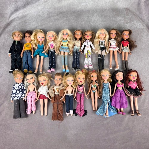 Bratz Doll Lot of 20 Cloe Yasmin Sasha Jade Boyz Rock Angelz Y2K Vintage Toys