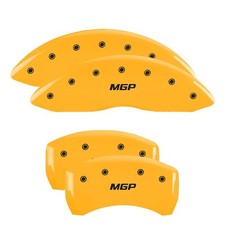 Mgp Caliper Covers 49014smgpyl Front Rear Disc Brake Caliper Covers Fits