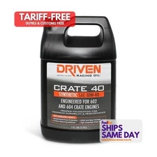 Driven Oil 22408, One Crate 40 10W40 Synthetic Oil 1 Gallon Performance Parts