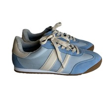DV by Dolce Vita Blue Striped Shoes Women's Size 8.5 Sneakers Preppy