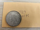 1923 Peace Silver Dollar $1 Nice Detail  #auc48