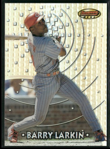 1997 Bowman's Best BARRY LARKIN Refractor #30 REDS Nice SHINY! K905
