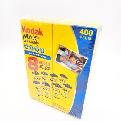 Kodak Max Versatility 35mm Color Film 8 Rolls of 24 ISO 400 Film Exp. 11/06