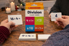 Scholastic Division Flash Cards 56 Cards Ages 6 Math Education