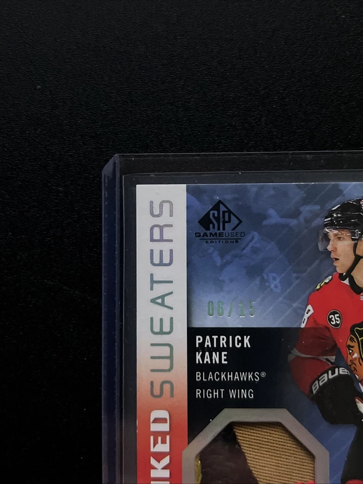 Parche autografiado de 4 colores Patrick Kane 15/06 Chicago Blackhawks Foto 3 de 4