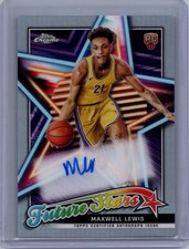 2023-24 Topps Chrome #FSA-ML Maxwell Lewis Future Stars Autographs