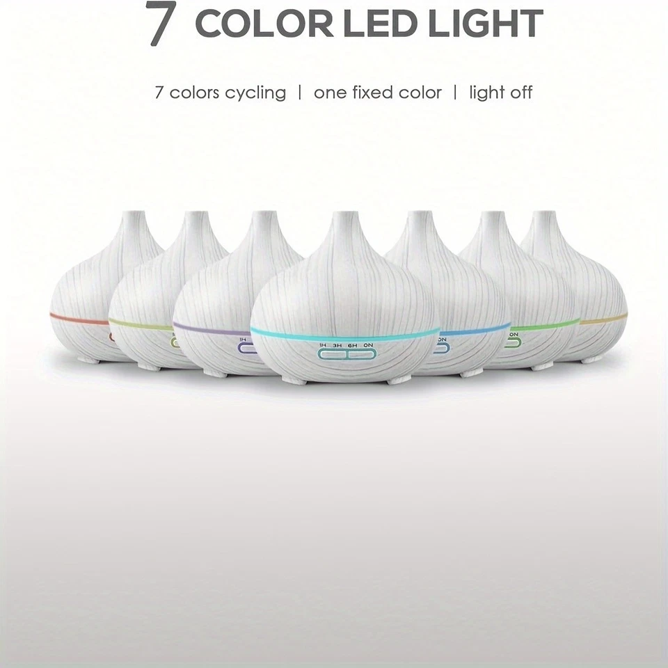 Portable Mini Air Conditioner Humidifier 300ML Essential Oil Diffuser USB Home - Image 3 of 4