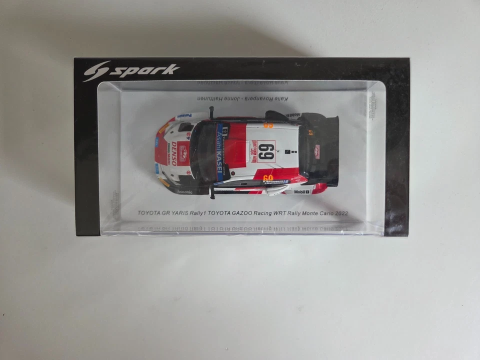 Spark 1/43 Toyota Yaris Rovanpera/Halttunen - Rally Monte Carlo 2022 - S6692 - Image 4 of 4