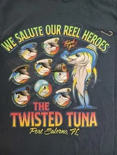 Port Salerno, Florida Restaurant Twisted Tuna T-shirt Size M