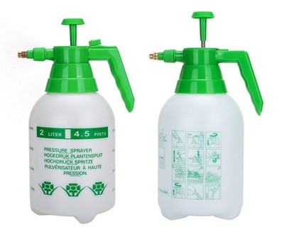 MRPAPA 2 Pack Handheld Pump Sprayer, Garden Pressure Water 2L-Green-2PCS