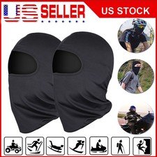 2Pack Balaclava Thin Full Face Mask UV Protection Sun Hood Tactical Ski Masks