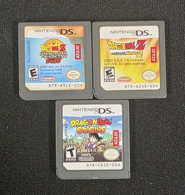Dragon Ball Z Densetsu, Supersonic Warriors 2, & Origins Bundle (Nintendo DS)