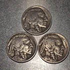SET OF 3 COINS 1928 P D S Buffalo Nickel W/ Bonus! NS#622