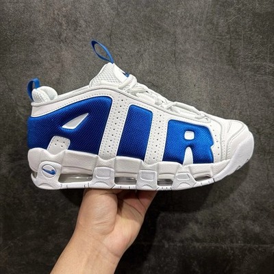 Nike Air More Uptempo White and blue combination Men's Shoes