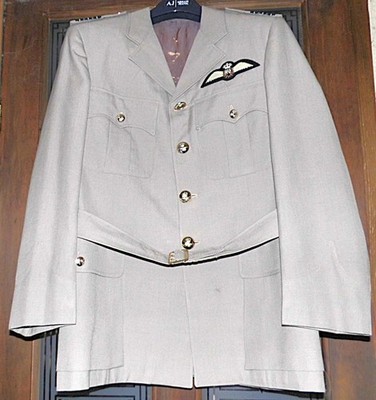 RAF WING COMMANDER PRIVAT MASSGESCHNEIDERTE TROPISCHE KLEID JACKE KLEINE GRÖSSE & HOSE