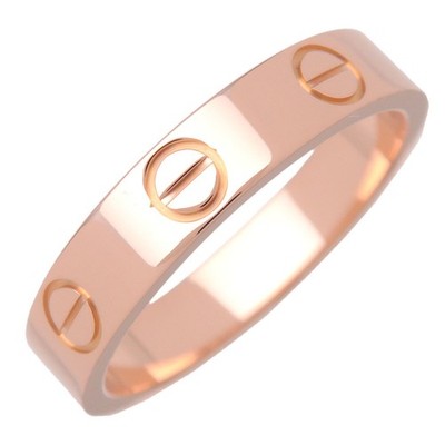 Cartier Mini Love Ring #49 K18 750PG Roségold US5 EU49 HK10,5 authentisch gebraucht kostenloser Versand