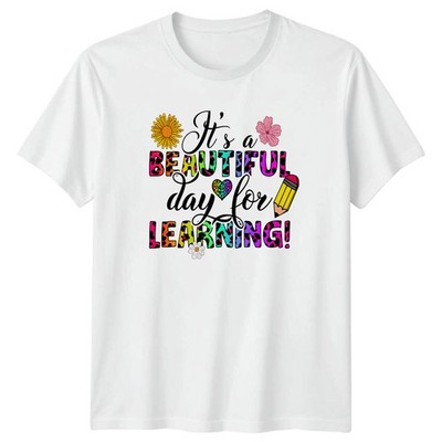 Its A Beautiful Day For Learning Damen T-Shirt Lehrer Geschenk für Sie