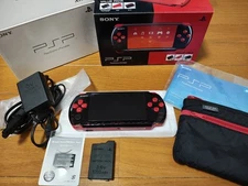 PSP 3000 Value Pack Black Red  Playstation Portable Console From Japan with Box！