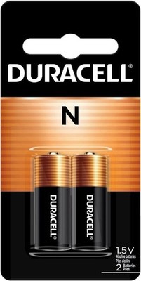 Duracell N 1.5V Alkaline Battery, 2 Count Pack, N 1.5 Volt Alkaline Battery,...