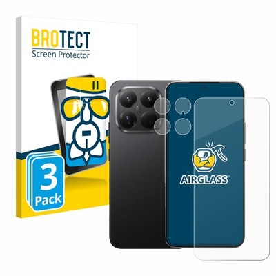 3x Panzerfolie Schutzglas für Xiaomi 15T Pro (Display+Kamera) Displayschutz
