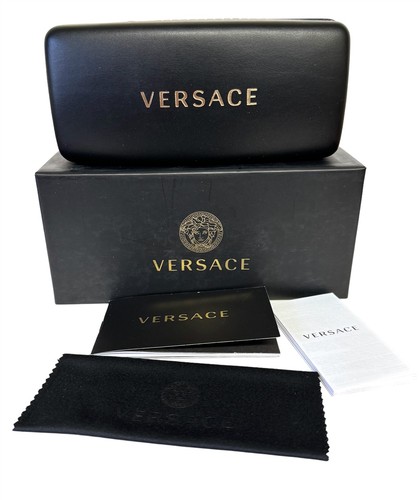 Versace Pilot Sunglasses VE 2251 1471/87 Polished White Pale Gold with Case - Picture 9 of 9
