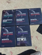 360 Degree Golf System DVD Lot of 5 - C.J. Goecks Perfect Connection Golf Swing