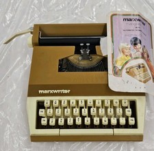 Marx Toys Marxwriter Vintage Used Older Manual Typewriter Made In Japan  thumbnail