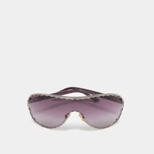Valentino Purple Gradient 5434S Crystal Shield Sunglasses