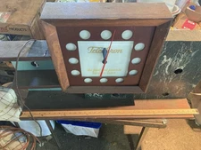 Vintage Telechron Electric Clock Wooden Store Display......Local Pick-Up